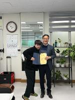 기산전자(주) 장학증서 전달식